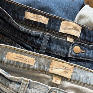 Universal Thread Women's Dark and Light Blue Jeans